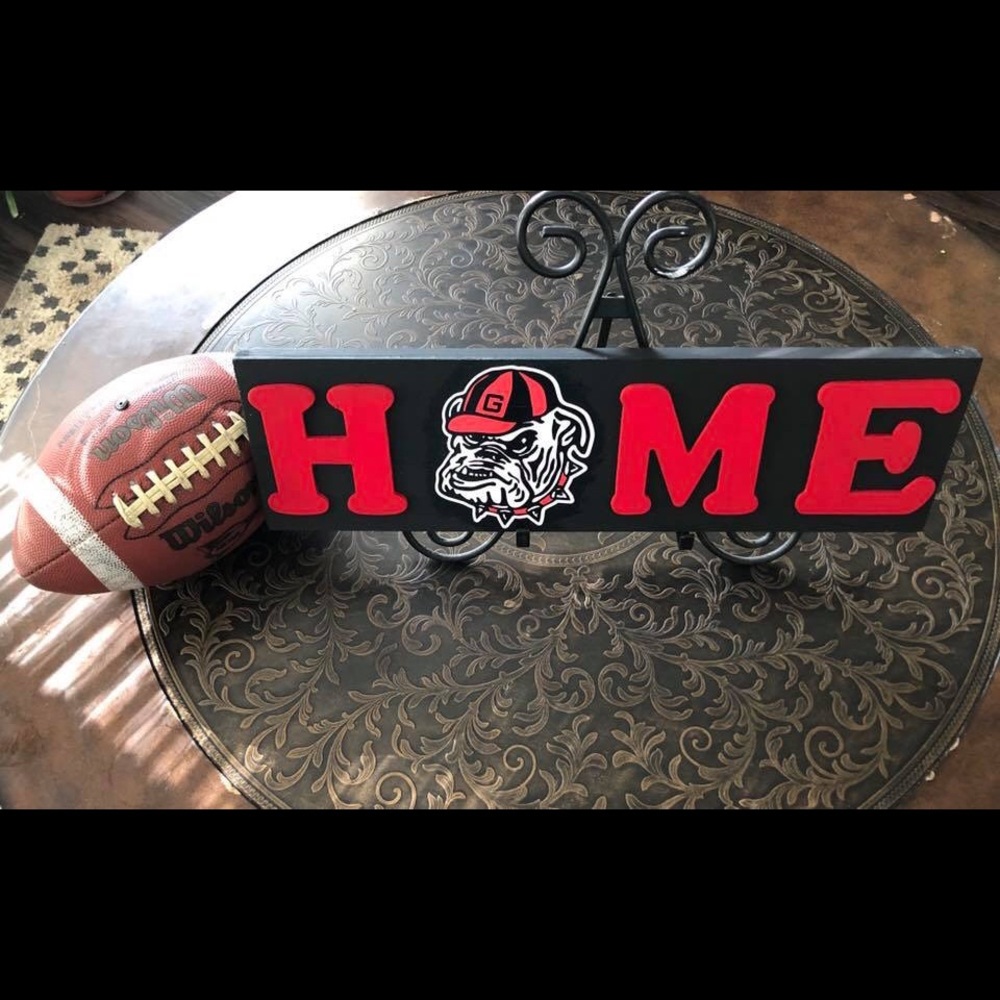 Georgia Bulldogs Plaque